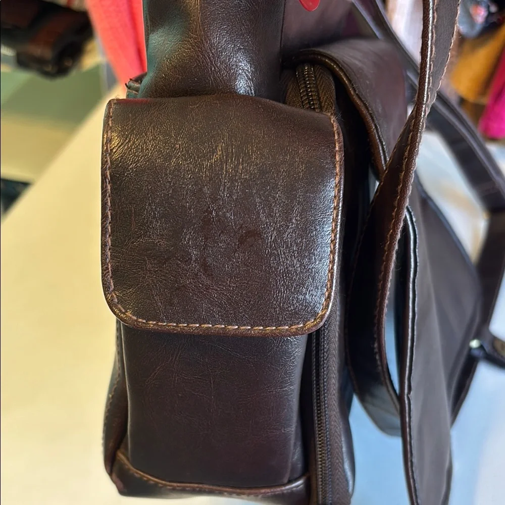 Faux leather Messenger/hand Bag
